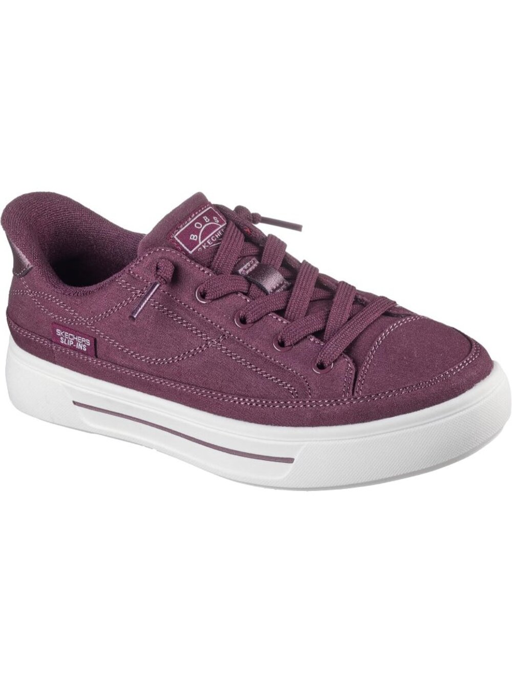Women's Burgandy Tennis Shoes Classic Pull On Low Top Athletic Running Sneaker